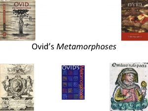 Ovids Metamorphoses Cover of George Sandyss 1632 edition