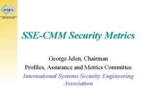 Sse-cmm