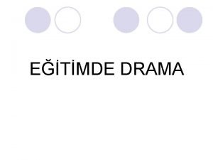 Drama türleri