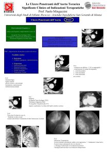 Le Ulcere Penetranti dellAorta Toracica Significato Clinico ed