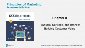 Individual product and service decisions Individual product and service decisions