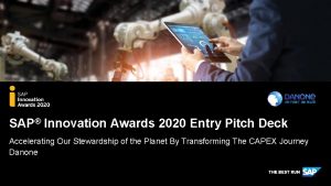 Sap innovation awards