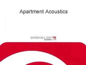 Apartment Acoustics Apartment Buildings Acoustic Design Criteria Building