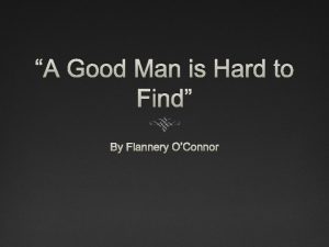 A good man is hard to find misfit quotes