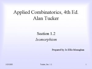 Applied Combinatorics 4 th Ed Alan Tucker Section