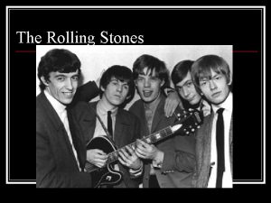Rolling stone origin