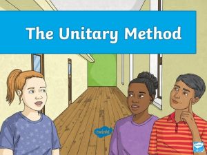 Unitary method