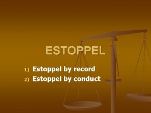 Estoppel by record