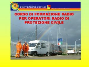 CORSO DI FORMAZIONE RADIO PER OPERATORI RADIO DI