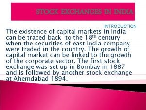 Biggest stock exchange in india