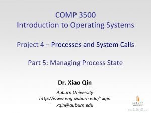 COMP 3500 Introduction to Operating Systems Project 4