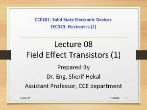 Solid state electronic devices ppt