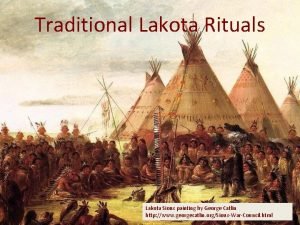 Lakota keeping of the soul ceremony