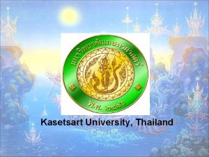 Kasetsart University Thailand Effect of CrossCultural Communication on
