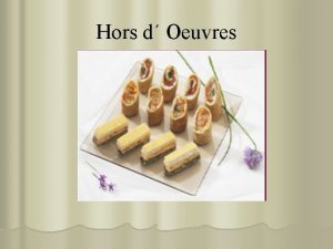 Hors d Oeuvres Hors d Oeuvres l Translates