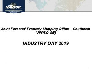 Joint personal property shipping office