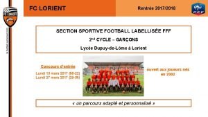 Section sportive fc lorient
