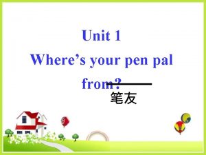 Japanese pen pal