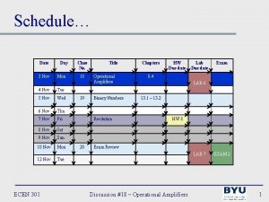 Schedule Date 3 Nov Day Mon Class No