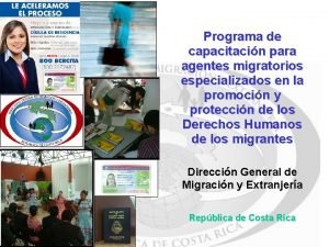 Programa de capacitacin para agentes migratorios especializados en