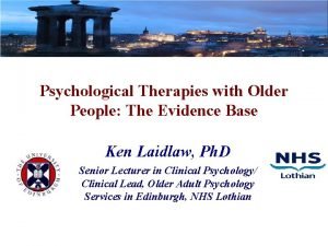 Trafford psychological therapies