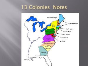 13 Colonies Notes Massachusetts Pilgrims 1620 Mayflower Created