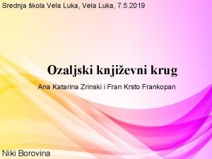 Ozaljski krug predstavnici