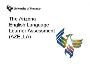 Arizona elp standards