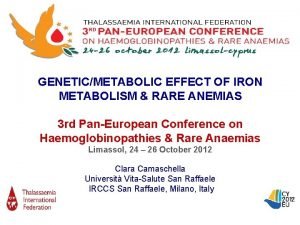 Sideroblastic anemia