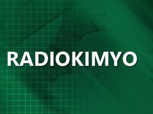 RADIOKIMYO REJA Kirish 1 Radiatsion kimyo haqida umumiy