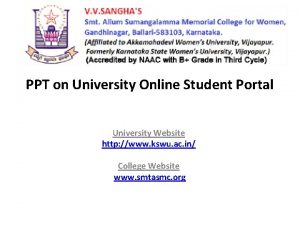 Student portal kswu