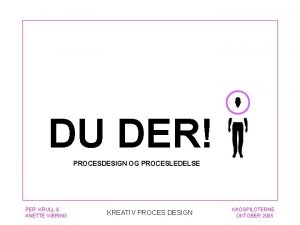 Kreativ procesledelse Kreativ procesledelse