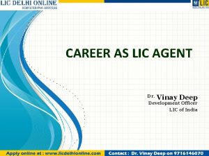 Lic agent career growth