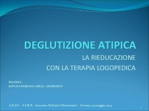Deglutizione infantile esercizi Deglutizione infantile esercizi