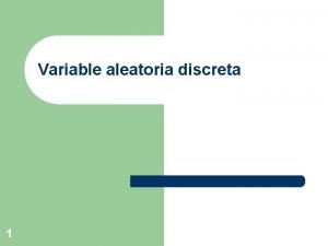 Variable aleatoria discreta formula