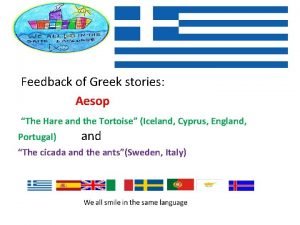 Feedback in greek