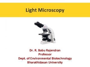 Dark field microscopy