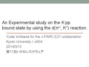 An Experimental study on the Kpp bound state