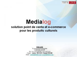 Tite live medialog