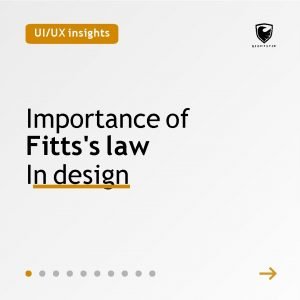 UIUX insights Importance of Fittss law In design