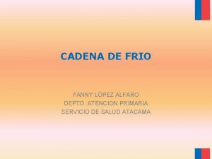 La cadena de abastecimiento