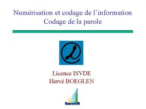 Codage