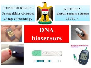 LECTURE OF SUBJECT LECTURE 5 Dr sharafaldin Almusawi