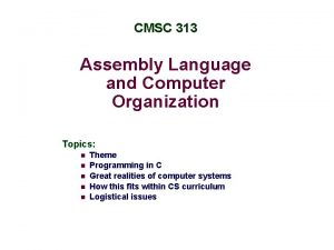 Cmsc 313