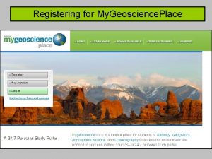 Mygeoscienceplace