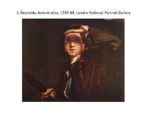 J Reynolds Autoritratto 1747 48 Londra National Portrait