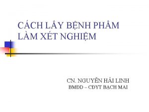 CCH LY BNH PHM LM XT NGHIM CN