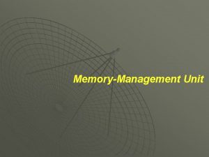 Konsep dasar manajemen memori