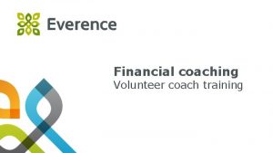 Financial coaching training manual