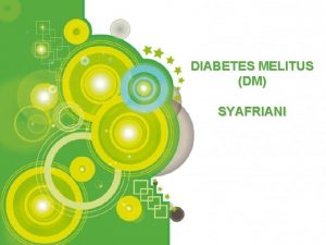 Template ppt diabetes melitus